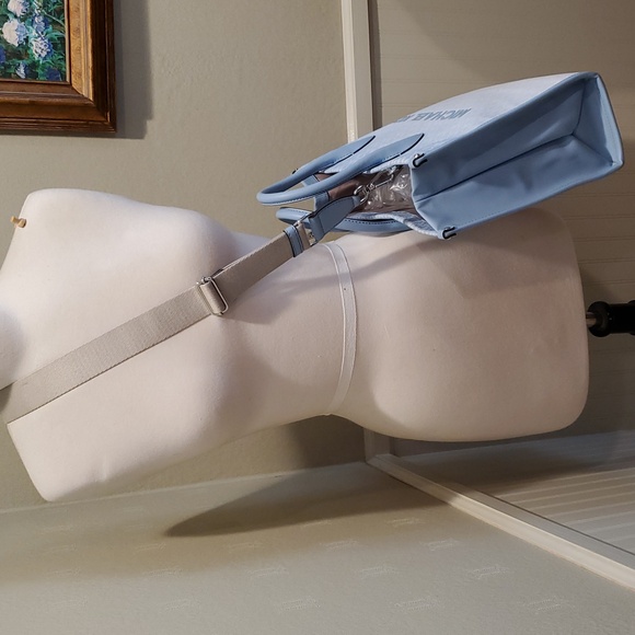 MICHAEL KORS Mirella Medium Ombré Logo Tote Bag - Picture 8 of 14